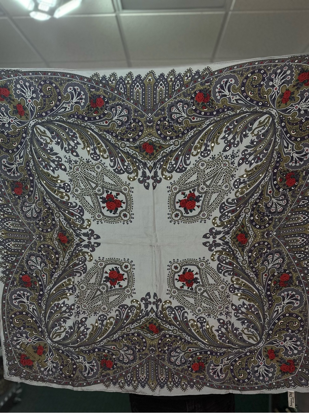 Dior Vintage Silk Scarf